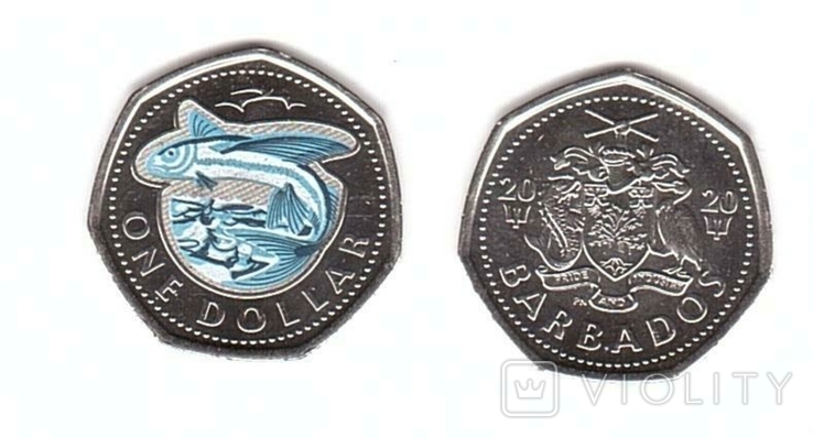 Barbados Барбадос - 1 Dollar 2020 comm.