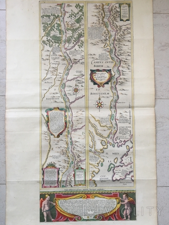 Стародавня карта Дніпра 1630 рік, фото №2