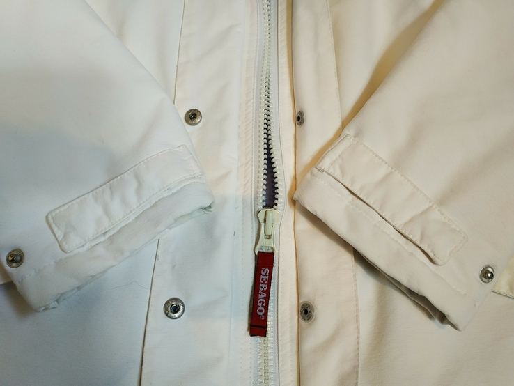 Куртка белая утепленная MARINE CLASSICS нейлон синтепон p-p M (состояние!), фото №8
