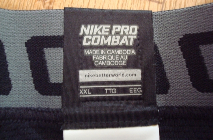 Nike Pro Combat Оригинал Защитные шорты мужские спортивные черные 2XL, numer zdjęcia 7