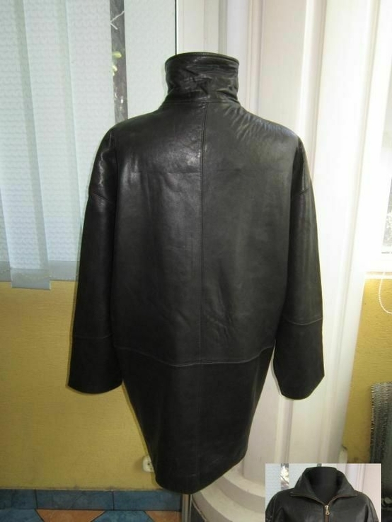Большая женская кожаная куртка Von Holdt. Германия. Лот 1047, фото №5