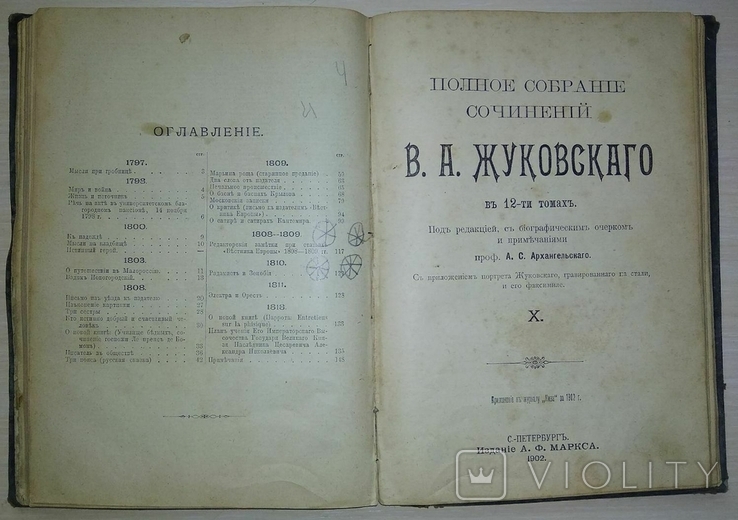 Zhukovsky V. A. volume IX edition of Marx, 1902, photo number 8
