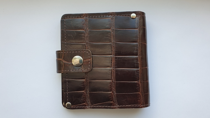Мужской кошелек ( портмоне ) из кожи крокодила, photo number 3