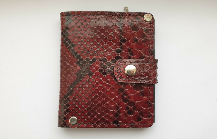 Женский кошелек ( портмоне ) из кожи питона, фото №2
