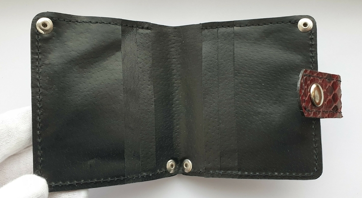 Женский кошелек ( портмоне ) из кожи питона, фото №5