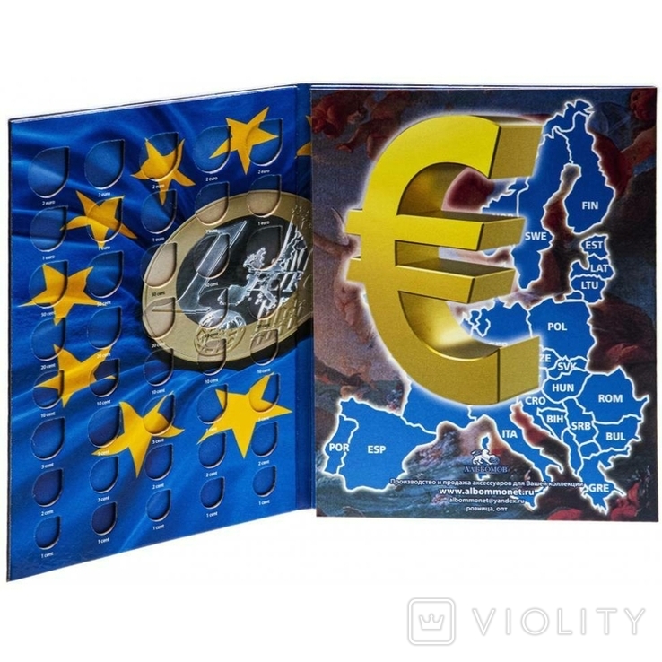 Альбом-планшет для монет стран Евросоюза, фото №3