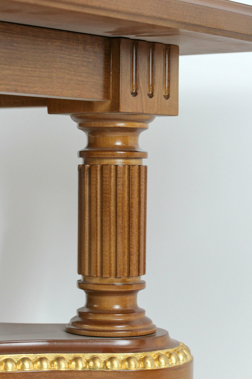 Маленький деревянный столик - табуретка под старину., фото №3