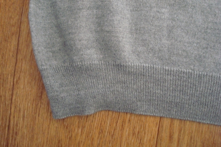 Gilberto Элегантный стильный мужской свитер на пуговицах серый полушерсть, photo number 8