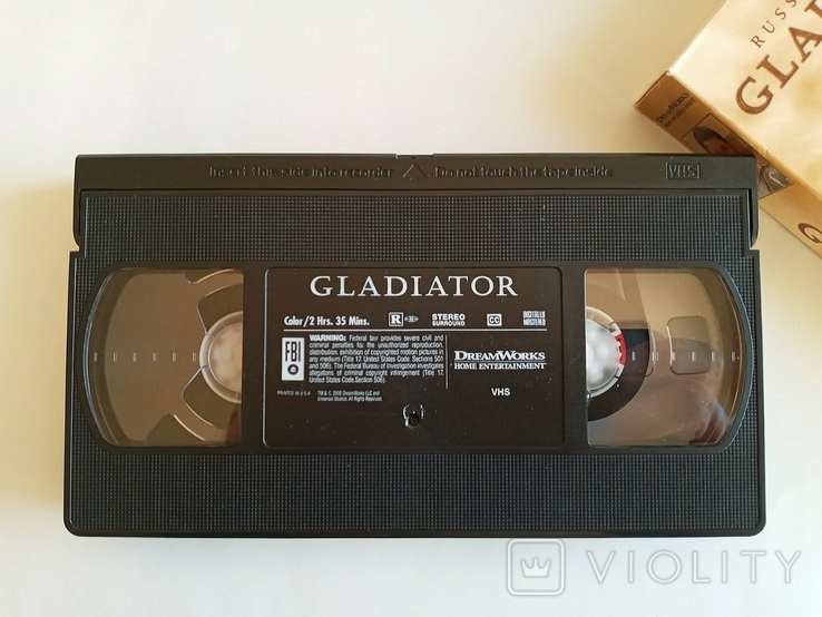 Фирменная видеокассета кинофильм Гладиатор (Gladiator), фото №5
