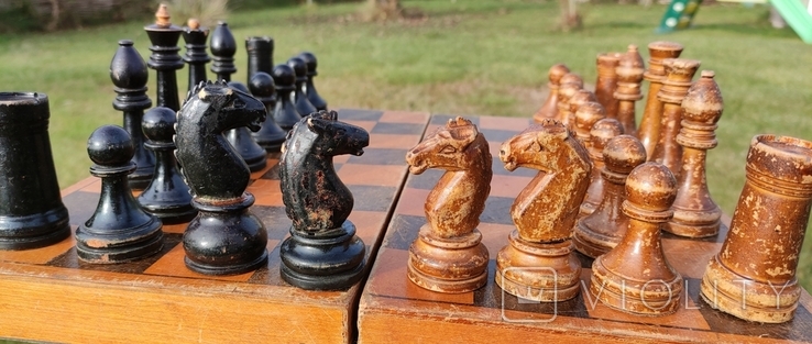 25 Шахматы, СССР Шахи. Деревянные советские шахматы, photo number 4