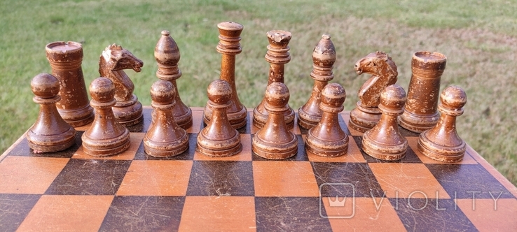 25 Шахматы, СССР Шахи. Деревянные советские шахматы, photo number 6