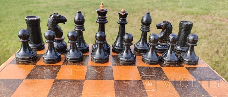 25 Шахматы, СССР Шахи. Деревянные советские шахматы, photo number 7