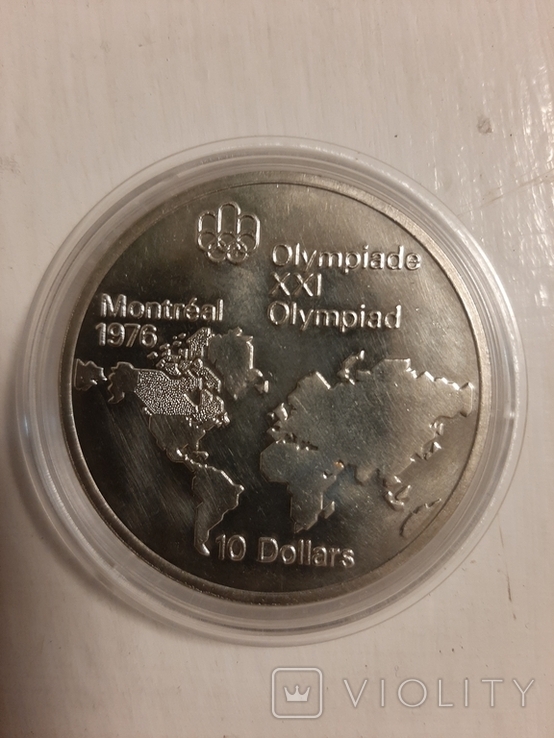 10 долларов Канада Олимпиада Монреаль 1976 г. 4 шт. 195.8 грамма., фото №5