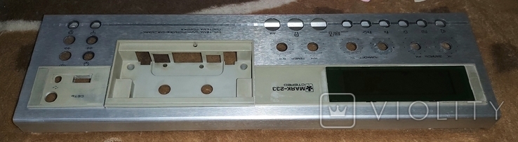 Передняя панель и кассетоприемник Маяк 233, фото №3