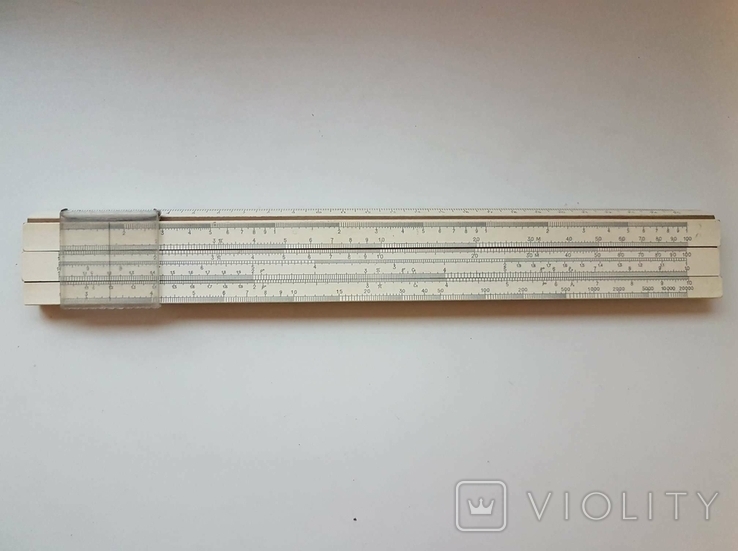 Slide rule, Leningrad in a case, 1976, USSR, photo number 2