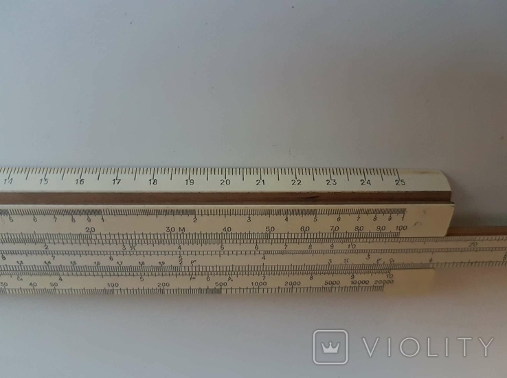 Slide rule, Leningrad in a case, 1976, USSR, photo number 4