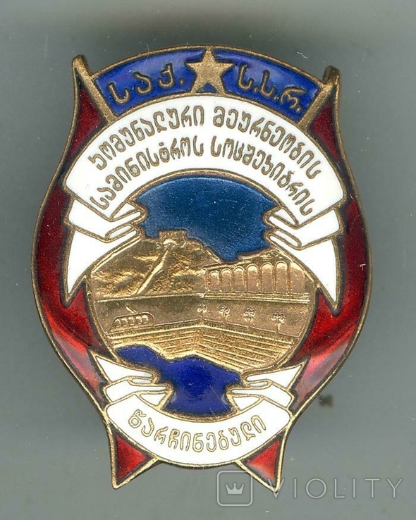 Отличник Жилищно-коммунального хозяйства Грузинской ССР №33
