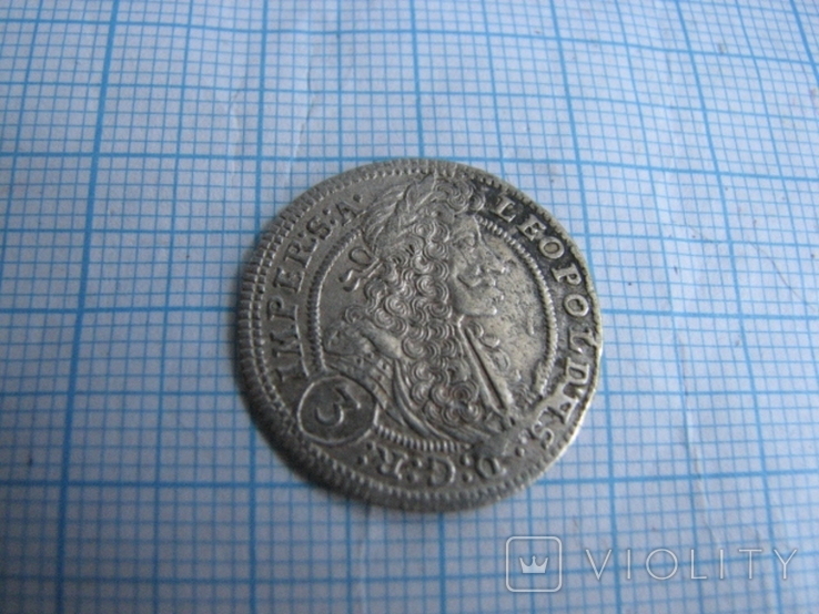 Монета 1703 год, фото №2