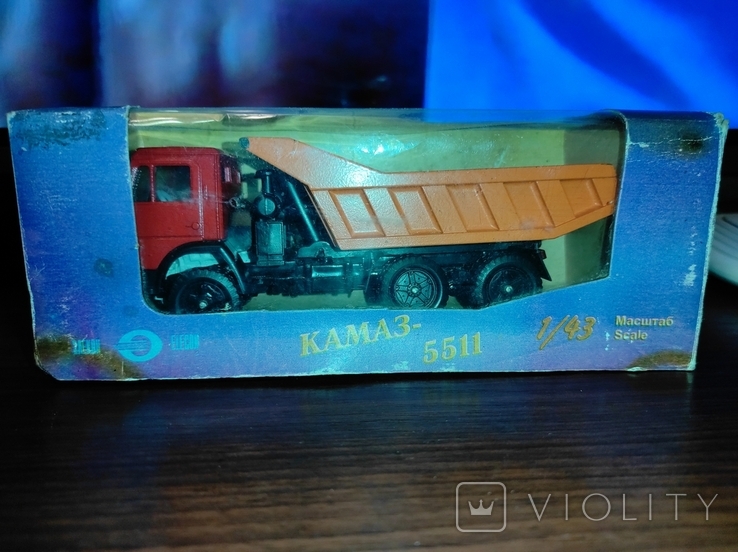 КамАЗ 5511 самосвал модель 1/43 СССР Арек Казань Эликон, фото №11