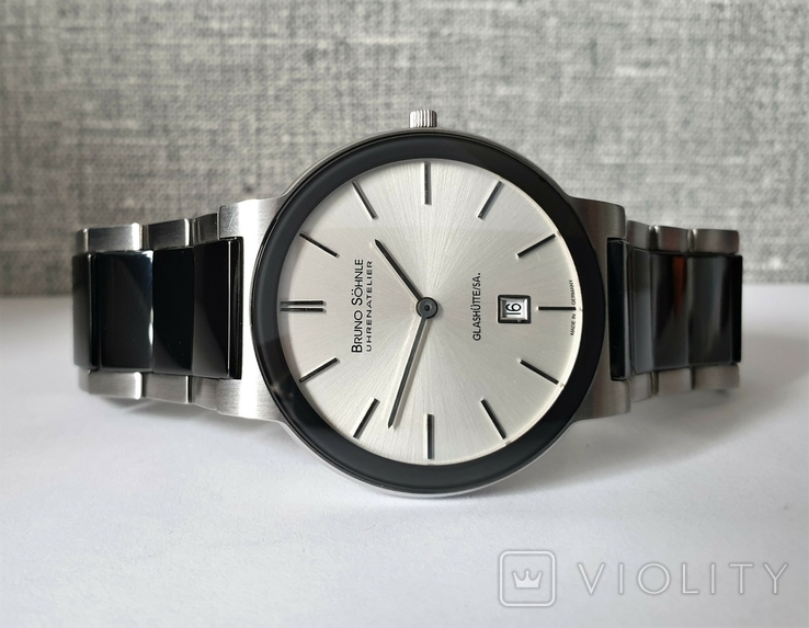 Мужские часы Bruno Shnle Uhrenatelier Glashtte/SA 17.73101.242 Made in Germany 39mm, фото №2