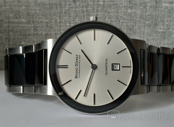 Мужские часы Bruno Shnle Uhrenatelier Glashtte/SA 17.73101.242 Made in Germany 39mm, фото №7