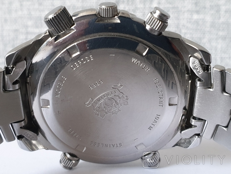 Мужские часы Festina Depose 6566 100m 42mm Chronograph Alarm, фото №7