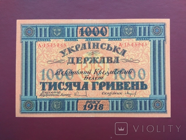 1000 гривен 1918 УНР, фото №10