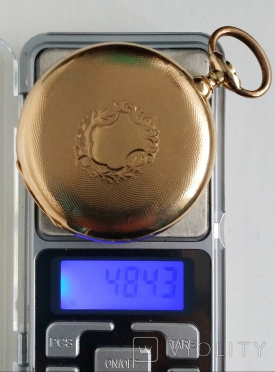 Часы карманные золотые 55 мм, фото №5