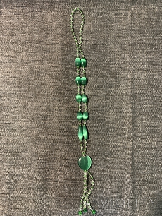 Набор: ожерелье и браслет с натурального камня, фото №2