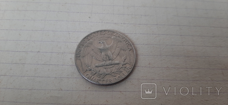 25 центов США , quarter dollar USA 1974, фото №6