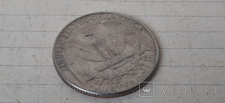 25 центов США , quarter dollar USA 1974, фото №7