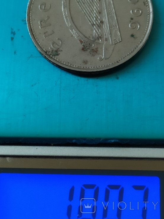 Ирландия 1 фунт 1996, фото №6