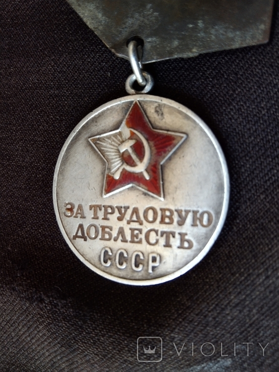 Медаль "За трудовую доблесть" № 33033