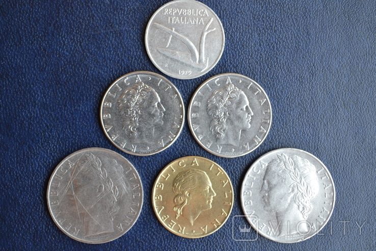 Монеты Италии, 56 -79гг, 6 шт., фото №5