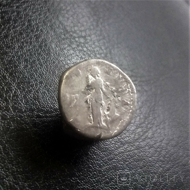 Денарий , древний Рим, серебро., фото №3