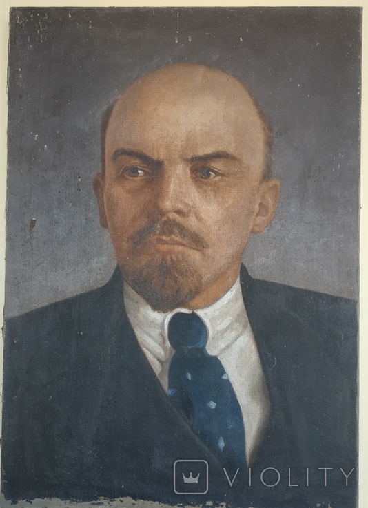 Картина Ленин , холст 100 на 70 см