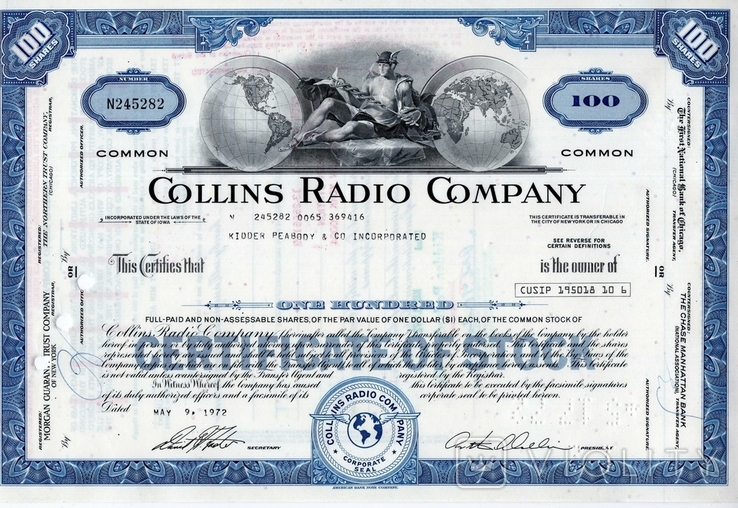 США. 1972 год. Collins Radio Company.(3)