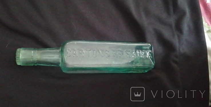  Бутылочка от соуса начало ХХ века, фото №3