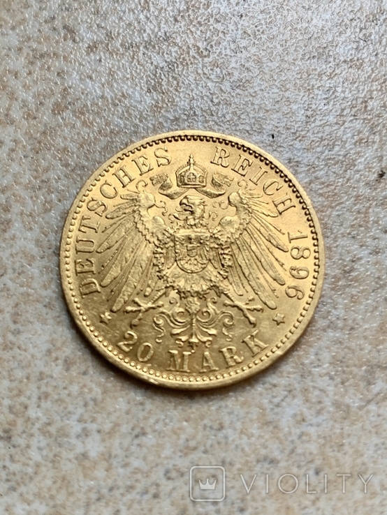 20 марок 1896, фото №4