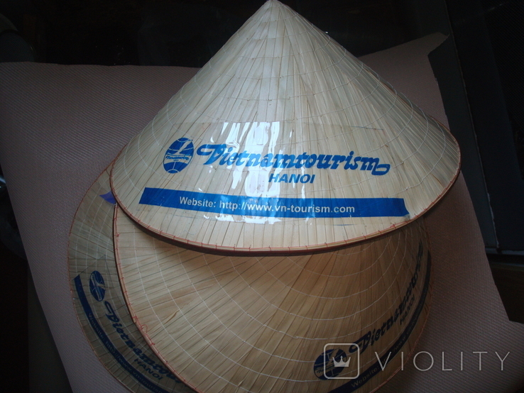 Шляпа вьетнамская две штуки, фото №4