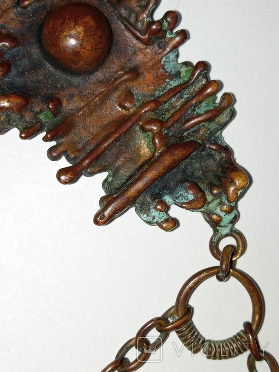 Кулон бронзовый ожерелье 60-х годов Пентти Сарпанева, фото №9