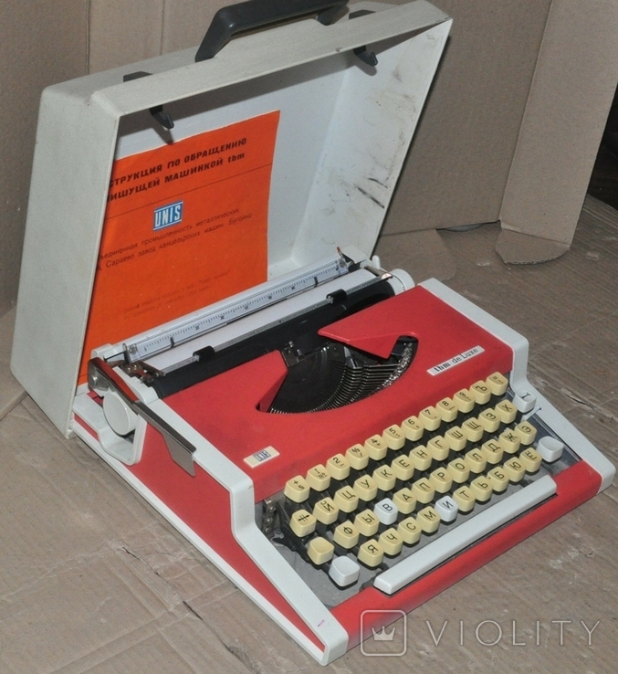 Пишущая машинка UNIS TBM de Luxe, фото №3