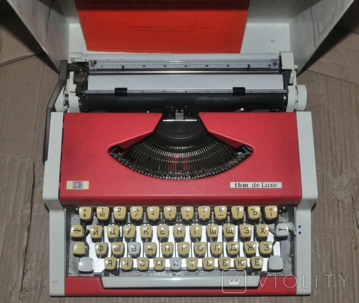 Пишущая машинка UNIS TBM de Luxe, фото №5