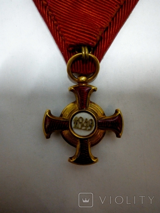 Золотой "Крест Заслуг" Франца Иосифа, фото №5