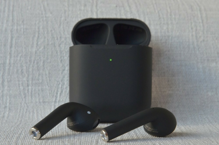 Черные AirPods with Wireless Charging case MRXJ2 lux copy, фото №10