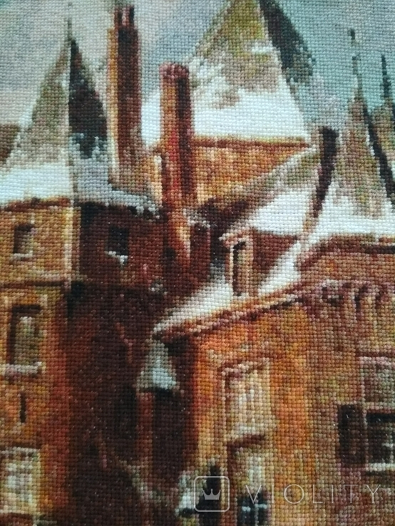 Вишита картина Амстердам зимою, фото №4