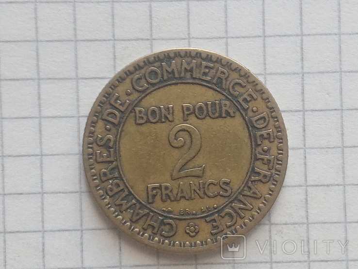 2 франка 1922, фото №2