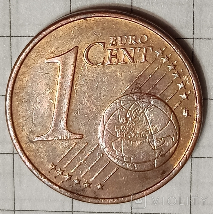 Германия 1 евроцент 2011 А
