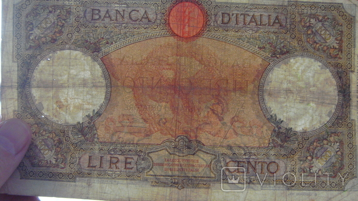 Италия 100 лир 1936, фото №4