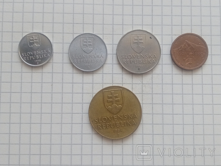 Монеты Словакии, фото №3